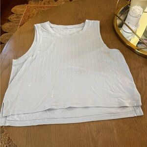 Lululemon light blue workout top